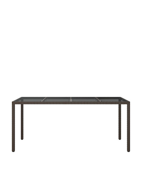 Tisch Stabil Brown 190x90x75cm