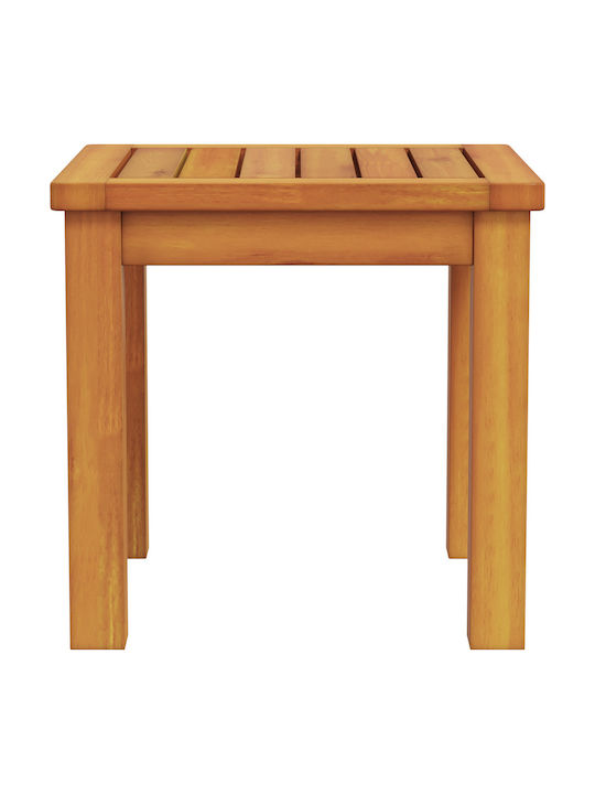 Sitting Room Table for Small Outdoor Spaces Made of Acacia Acacia 35x35x34cm