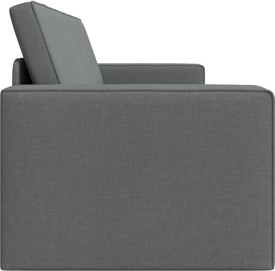 Триместен Диван Спалня Текстил Dark Grey 245x78x77см.
