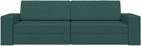 Ъгъл Диван Спалня Текстил Dark Green 245x150x60.5см.