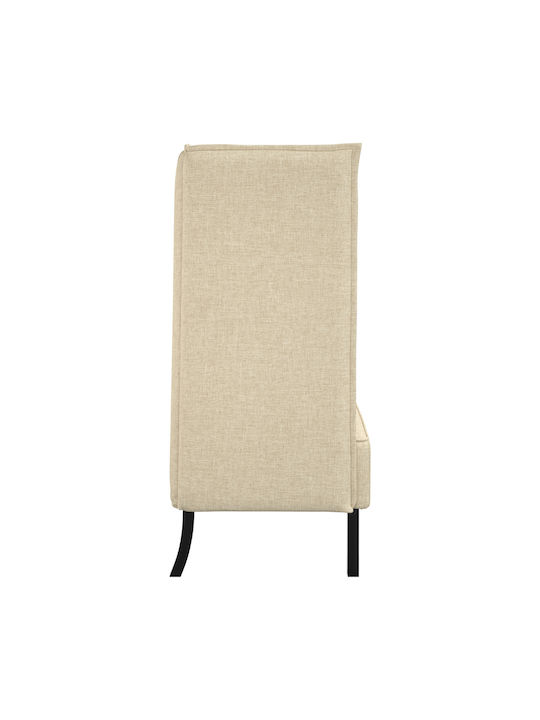 Ecke Sofa Cream 109x56x121cm