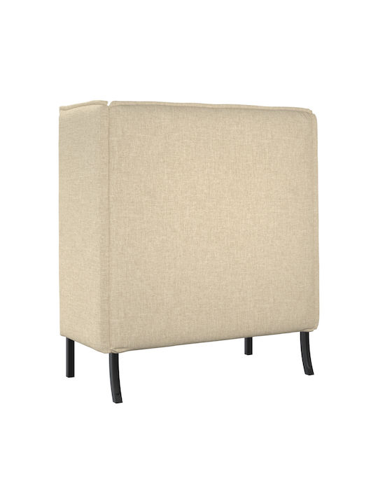 Ecke Sofa Cream 109x56x121cm