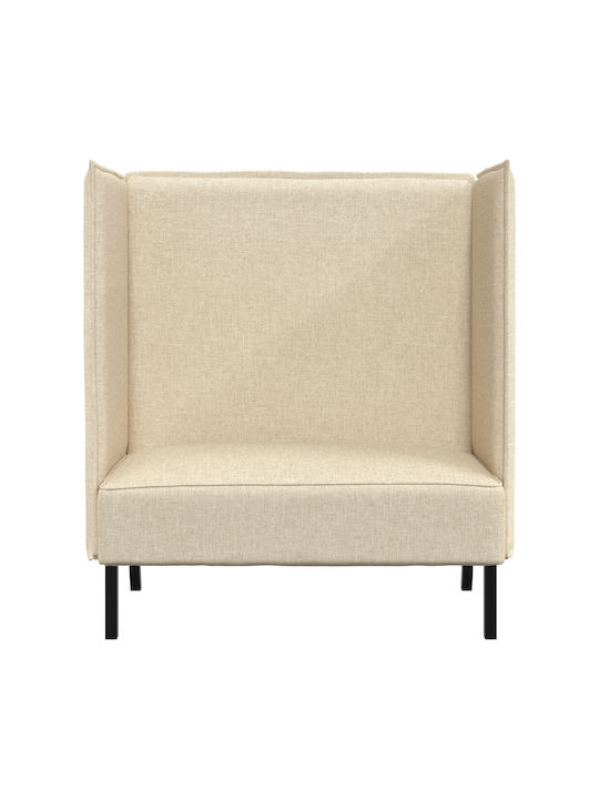 Ecke Sofa Cream 109x56x121cm