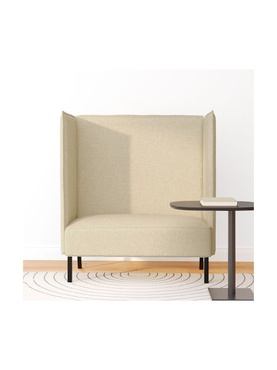 Ecke Sofa Cream 109x56x121cm