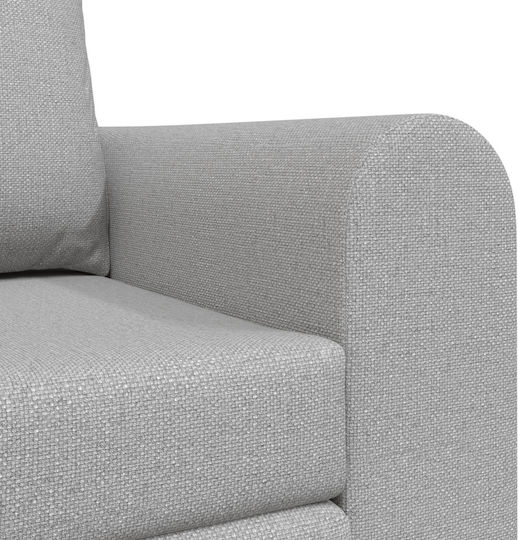 Corner Couch Bed Cloud Grey 148x71x83 cm