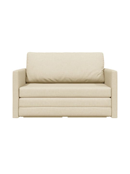 Canapea Cu Două Locuri Pat Crem 124x71x78cm