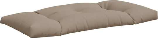 vidaxl Pallet Cushions 3 Pieces Taupe Fabric