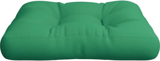 vidaxl Pernă Pentru Palet Verde 58 X 58 X 10 Cm Pânză