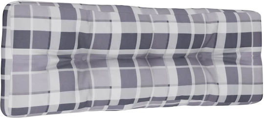 vidaXL Gartenstuhlkissen Für Paletten Sitzbank Grau 40x120cm
