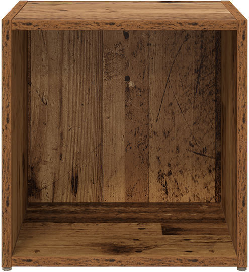 Bibliothek Altes Holz Braun 37x35x37cm