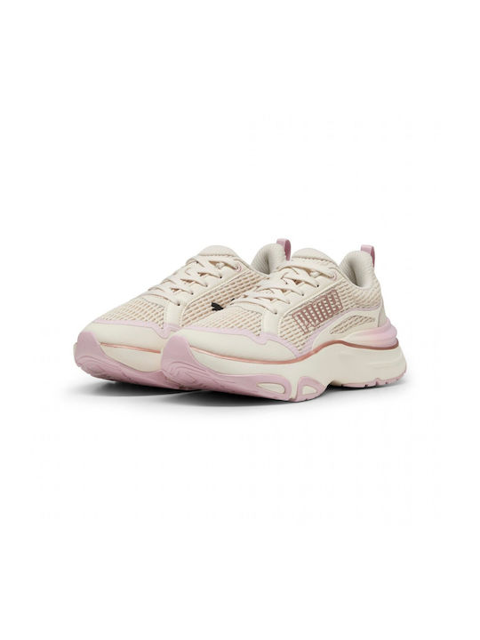 Divine Metal Sport Shoes Running Beige