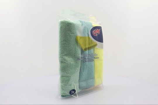 Multy Cleaning Cloths with Microfibers General Use Multicolour 35x35cm 3pcs