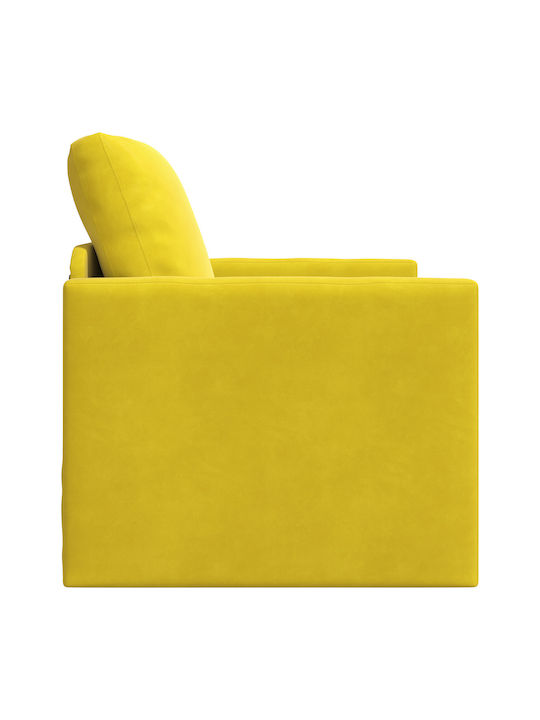 Schlafsessel Samt Dark Yellow 74x77x81cm