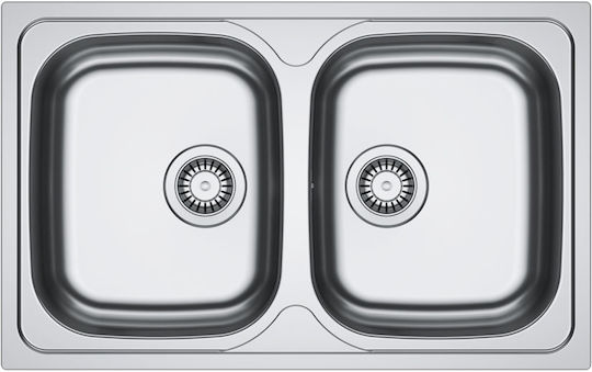 Franke Spark Ένθετος Inox Μ80xΠ50cm Ασημί Franke Spark Ένθετος Inox Μ80xΠ50cm Ασημί
