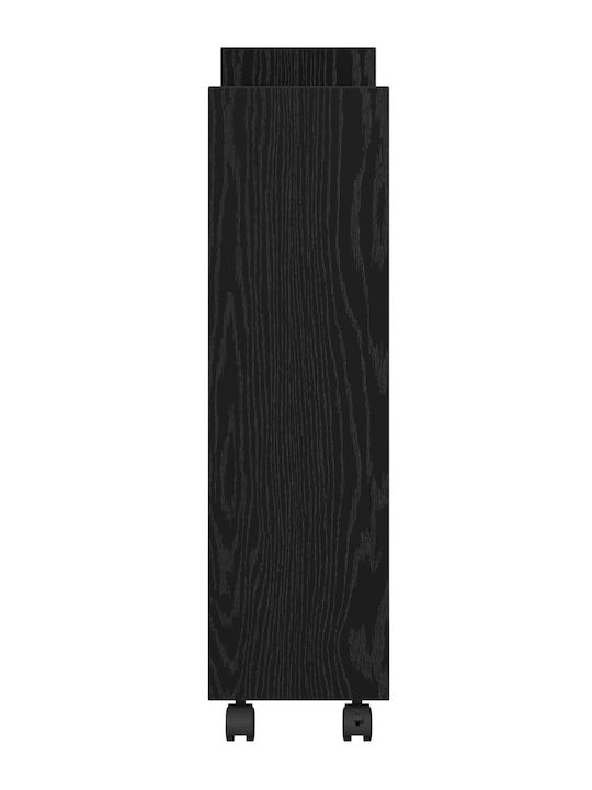 vidaXL Επιδαπέδια Ραφιέρα Μπάνιου Ξύλινη 60x22x80cm Μαύρη