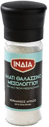 India Coarse Sea Salt in Grinder 70gr