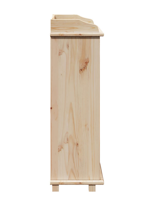 Vidaxl Wine Rack 90x60x30cm Solid Pine Wood 1 Piece Brown