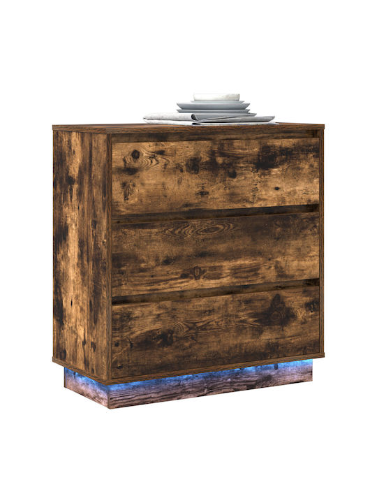Comoda pentru Dormitor Καπνιστό Δρυό 71x34.5x75buc