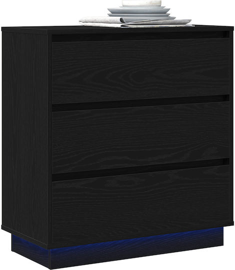 Συρταριέρα Креватокамарас Дървена Black Oak 71x34.5x75бр