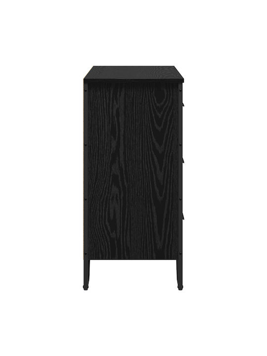Comoda pentru Dormitor Neagră 91x35.5x74.5buc