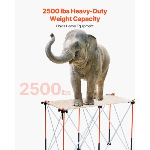 Vevor Portable Folding Workstand 1267 X 665 Mm Collapsible Work Stand 1135 Kg