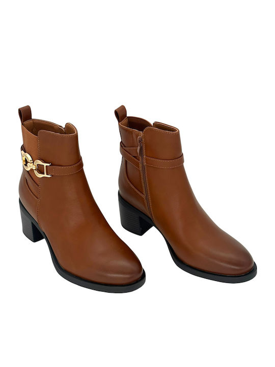 Stiefeletten Damen Braun