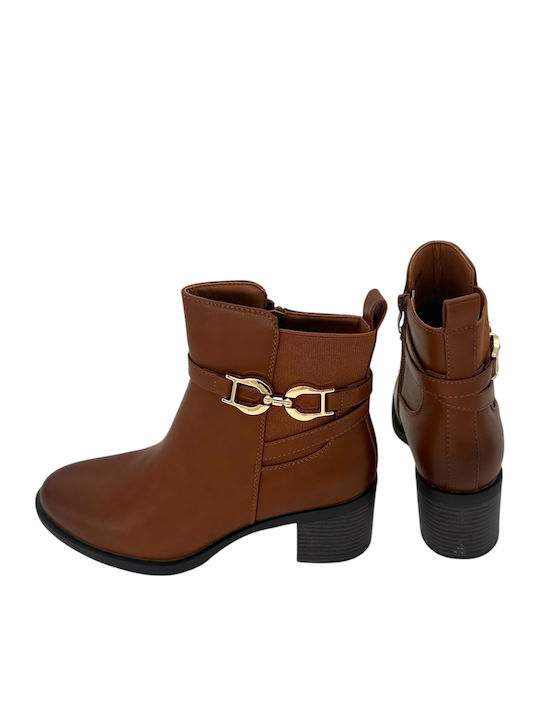 Stiefeletten Damen Braun