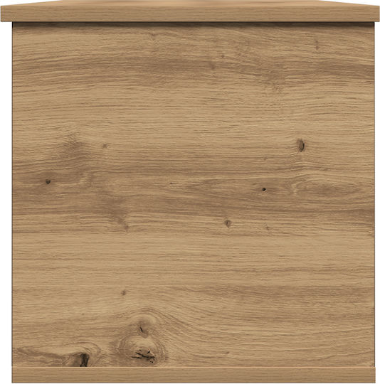 vidaXL Διακοσμητικό Μπαούλο Ξύλινο Καφέ 102x35x35εκ.
