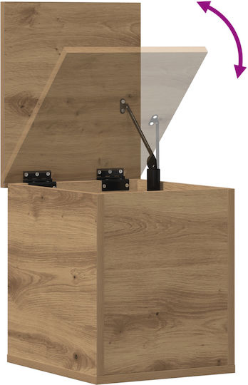 vidaXL Wooden Decorative Trunk Brown 30x35x35cm