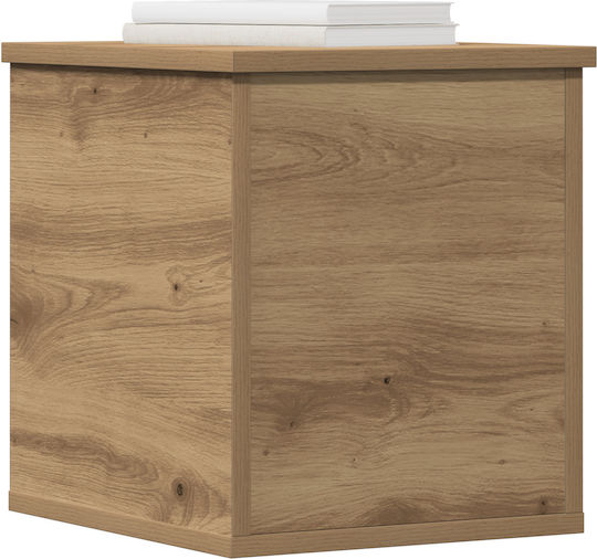 vidaXL Wooden Decorative Trunk Brown 30x35x35cm