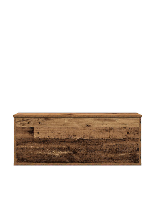 vidaXL Wooden Decorative Trunk Brown 90x35x35cm