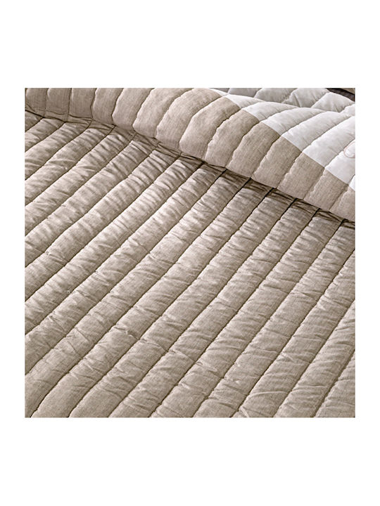 Guy Laroche Estella Κουβερλί Υπέρδιπλο Natural 220x240cm