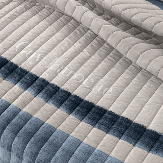 Guy Laroche Santiago Κουβερλί Υπέρδιπλο Denim 220x240cm