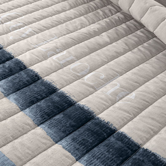 Guy Laroche Santiago Κουβερλί Υπέρδιπλο Denim 220x240cm