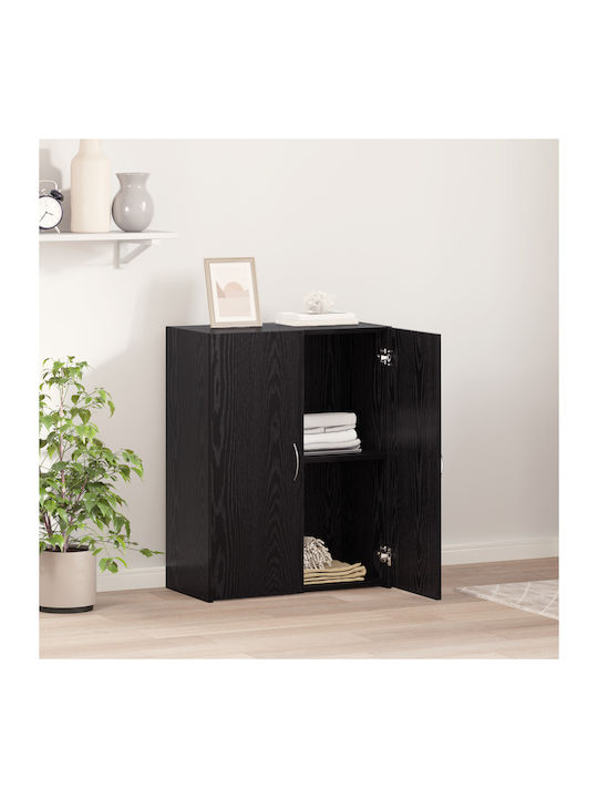 Cabinet de Birou Negru 60x32x77.5cm