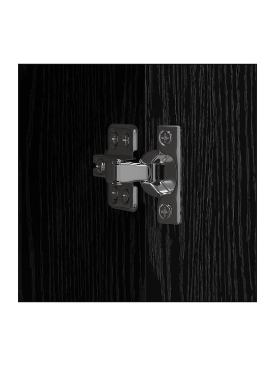 Cabinet de Birou Black Oak 60x32x153cm