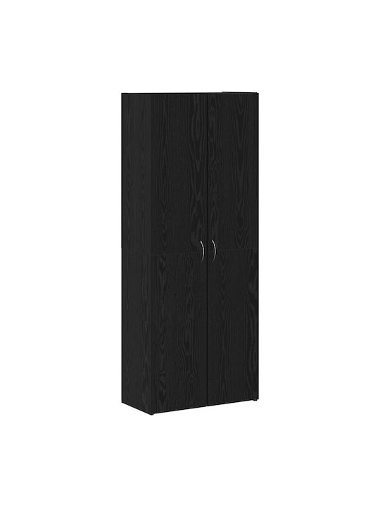 Cabinet de Birou Black Oak 60x32x153cm