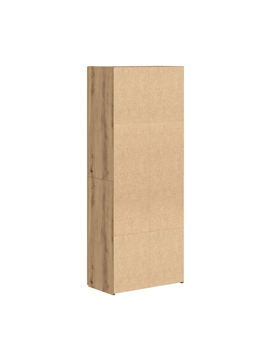 Office Storage Chipboard Closet Walnut L60xW32xH153cm