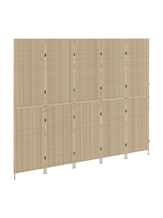 vidaXL Διακοσμητικό Παραβάν Ξύλινο 245x180cm