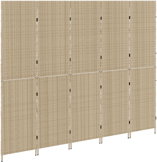 vidaXL Dekorativer Raumteiler Hölzernes 245x180cm