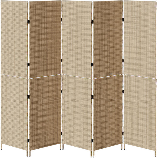 vidaXL Dekorativer Raumteiler Hölzernes 245x180cm