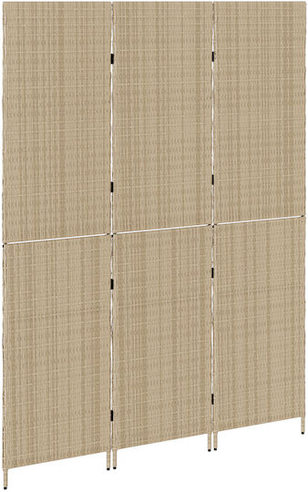 vidaXL Διακοσμητικό Παραβάν Ξύλινο 147x180cm