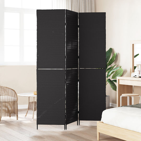 vidaXL Dekorativer Raumteiler aus Leinwand 146x180cm