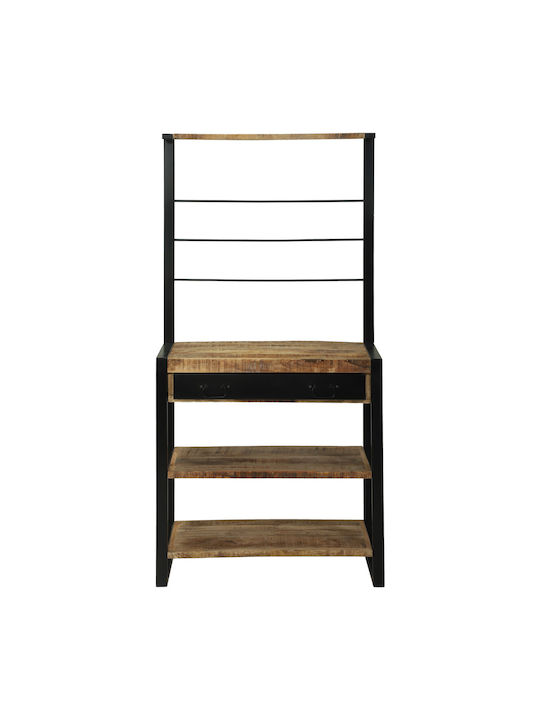Raft Coloană de Bucătărie Maro 80x40x160buc