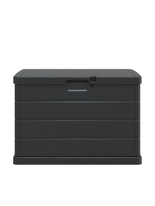 vidaXL Outdoor Storage Box 170lt Gray L77.5xW54.5xH53cm