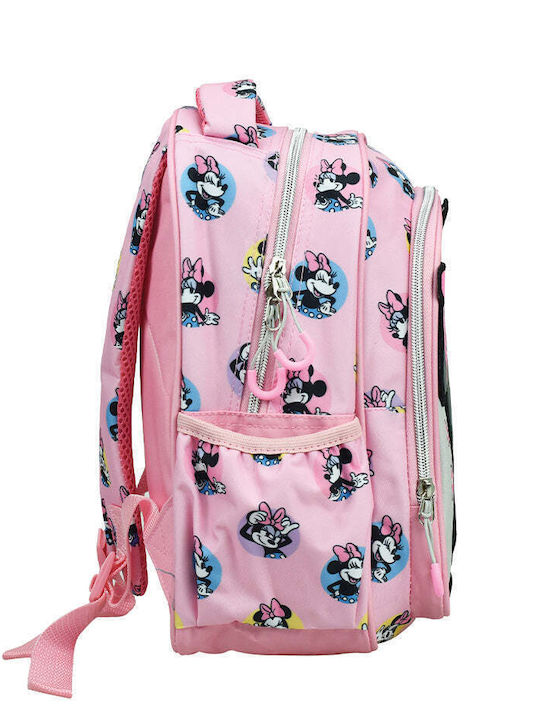 Gim Minnie Schulranzen Rucksack Kindergarten Rosa mit Flaschenhalter 12Liter