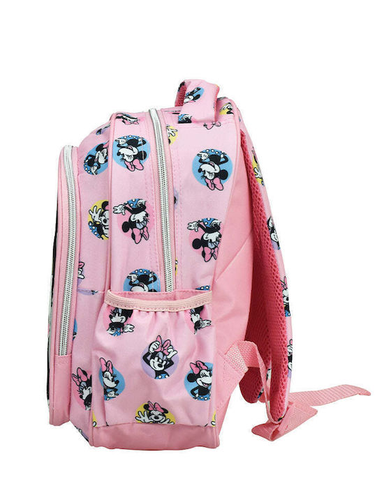 Gim Minnie Schulranzen Rucksack Kindergarten Rosa mit Flaschenhalter 12Liter