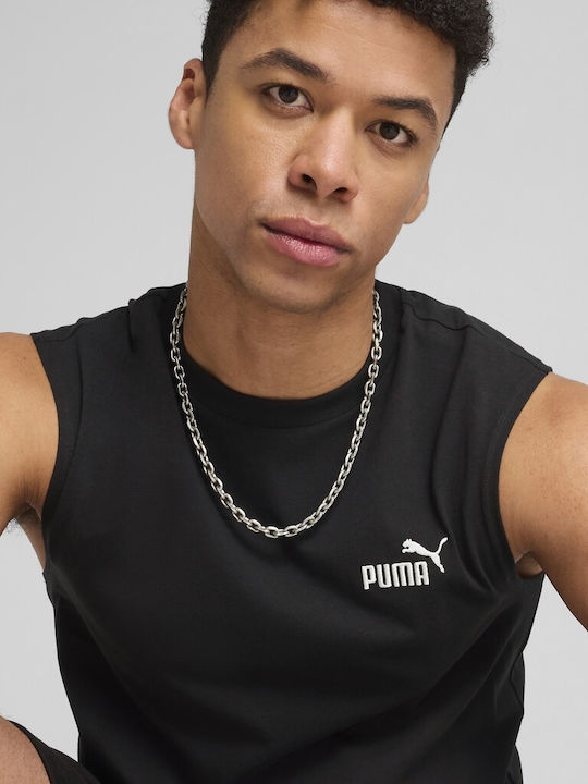 Essentials Sportliche Herrenbluse Schwarz
