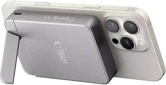 Tech-Protect PB15 MagSafe Power Bank 10000mAh 15W με Θύρα USB-C Γκρι