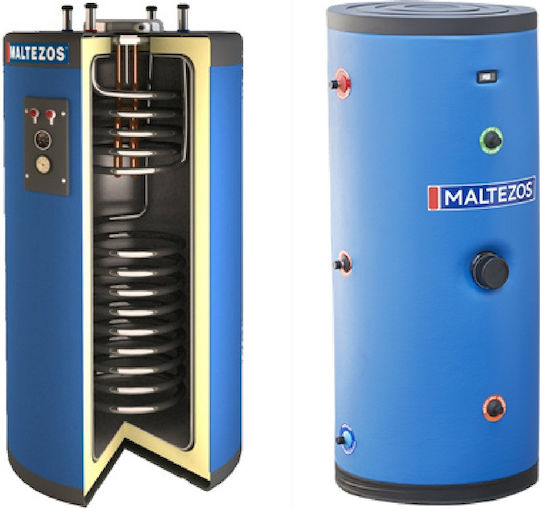Maltezos IBL Boiler Λεβητοστασίου Inox 150lt με έναν Εναλλάκτη Διπλής Ενέργειας